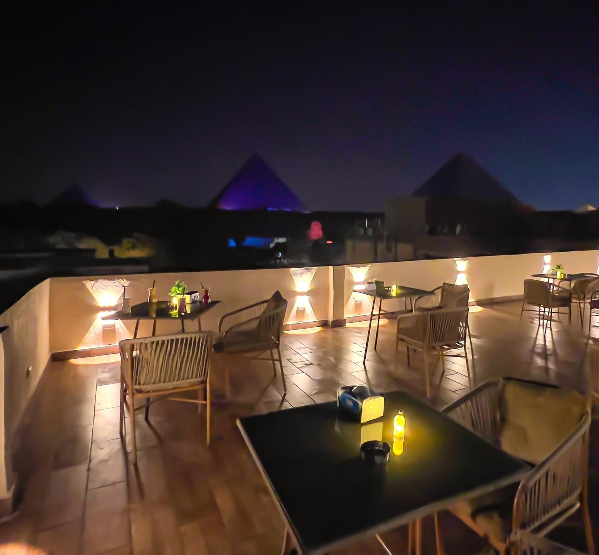 Pyramids Vista Inn Kafret el-Gabal Екстериор снимка